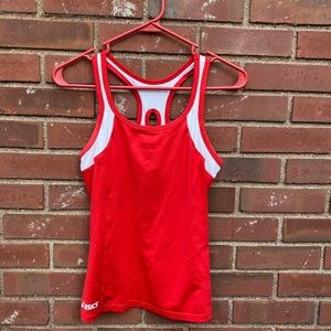 ASICS Red & White Tennis Tank - EUC - XS